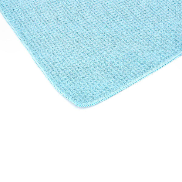 The Rag Company Standard Waffle-Weave Light Blue Corner