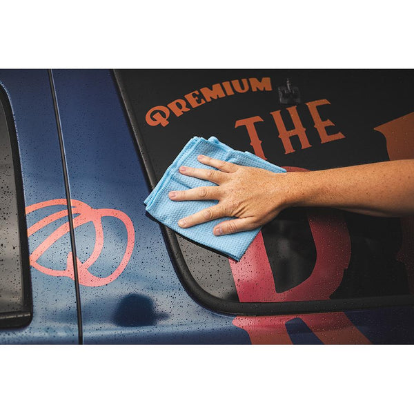 The Rag Company Standard Waffle-Weave Light Blue Demo