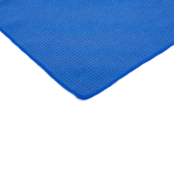 The Rag Company Standard Waffle-Weave Royal Blue Corner