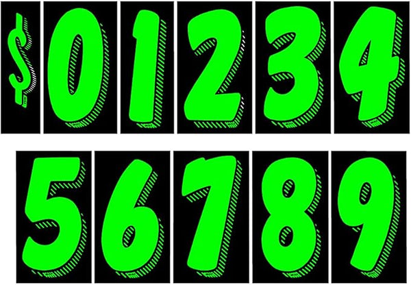 Stick On Numbers