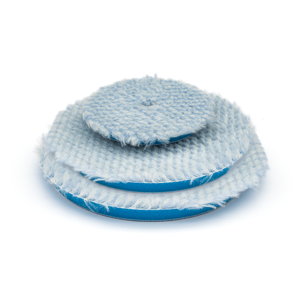 Rupes Blue Wool Coarse Pad Stack