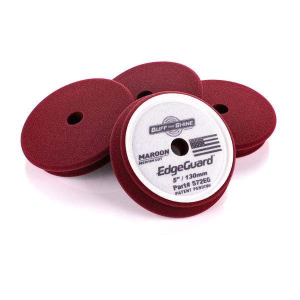 Buff and Shine EdgeGuard Maroon 5inch 4 Pack