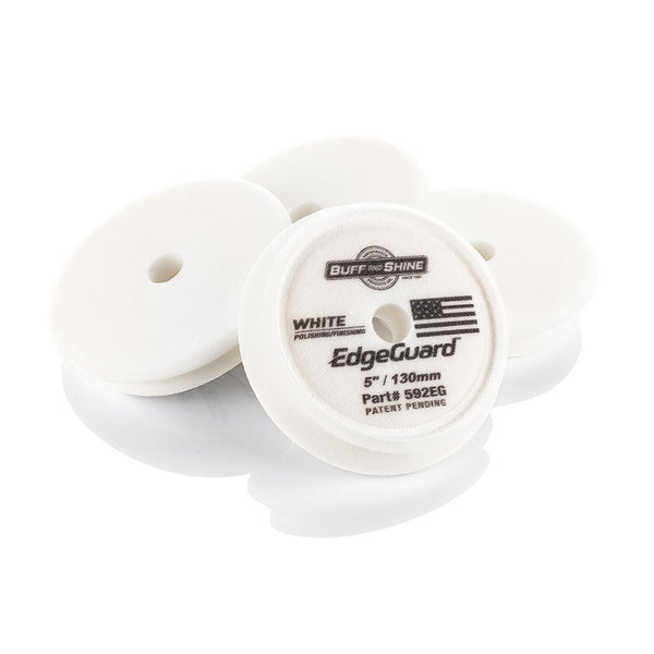 Buff and Shine EdgeGuard White 5inch 4 Pack