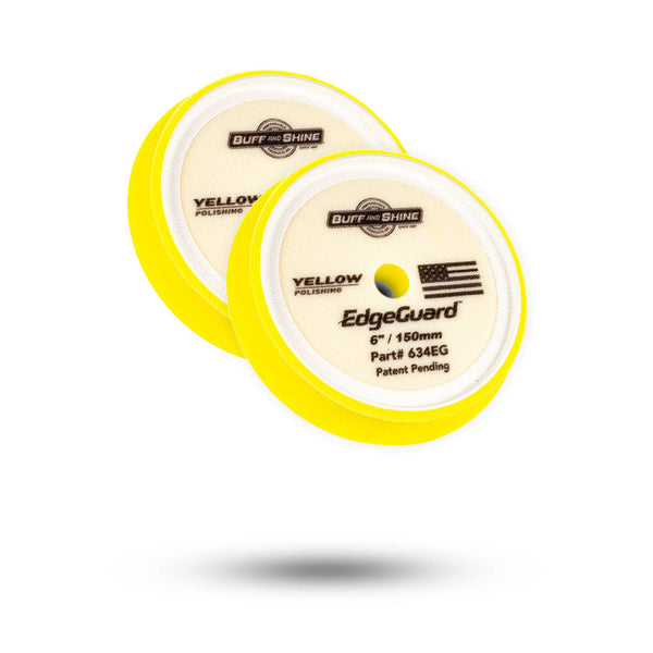 Buff and Shine EdgeGuard Yellow 6inch 2 Pack