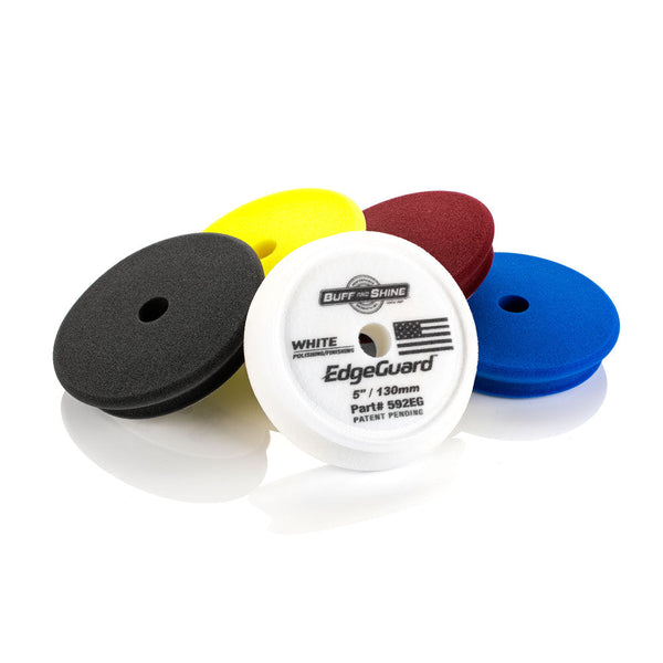 Buff and Shine EdgeGuard White, Black, Yellow, Maroon, and Blue