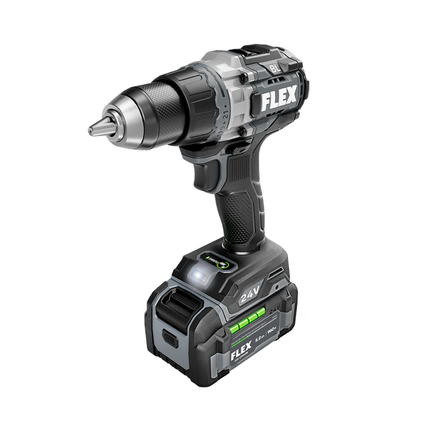 Flex 24V 1/2" 2-Speed Drill Driver Kit