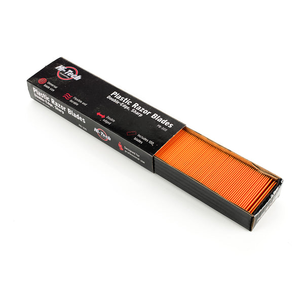 Plastic Razor Blades - 100 Pack