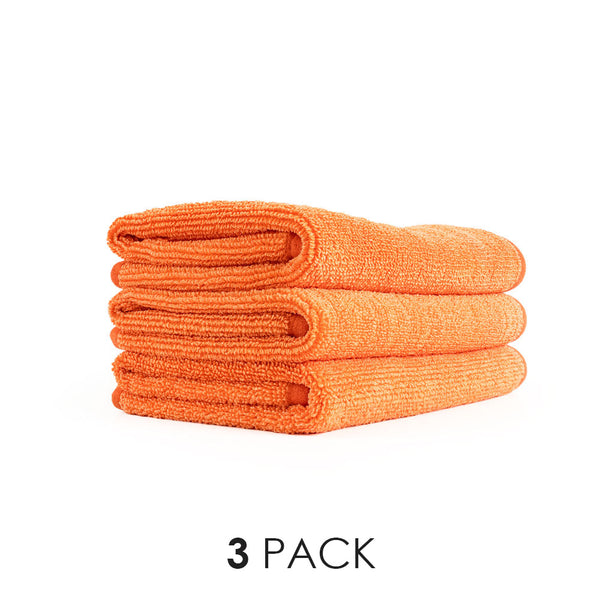 The Rag Company FTW 16 x 16 Orange Towel Pack of 3