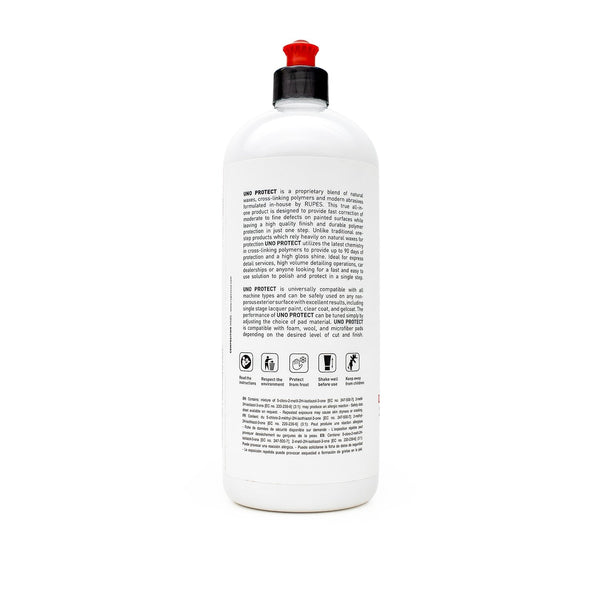 Rupes Uno Protect 1L label on a white background.