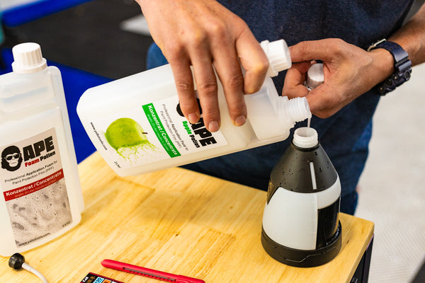 YelloTools Ape Apple Potion & Foam Potion Example