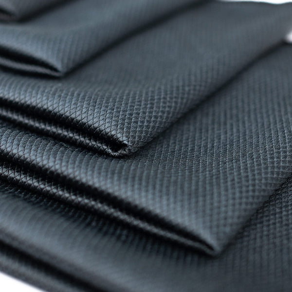 TRC Diamond Weave Glass & Window Towel Black 16x16 5 Pack Close Up