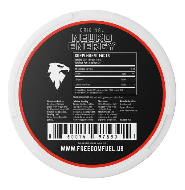 Freedom Fuel Nuero Energy Pouches