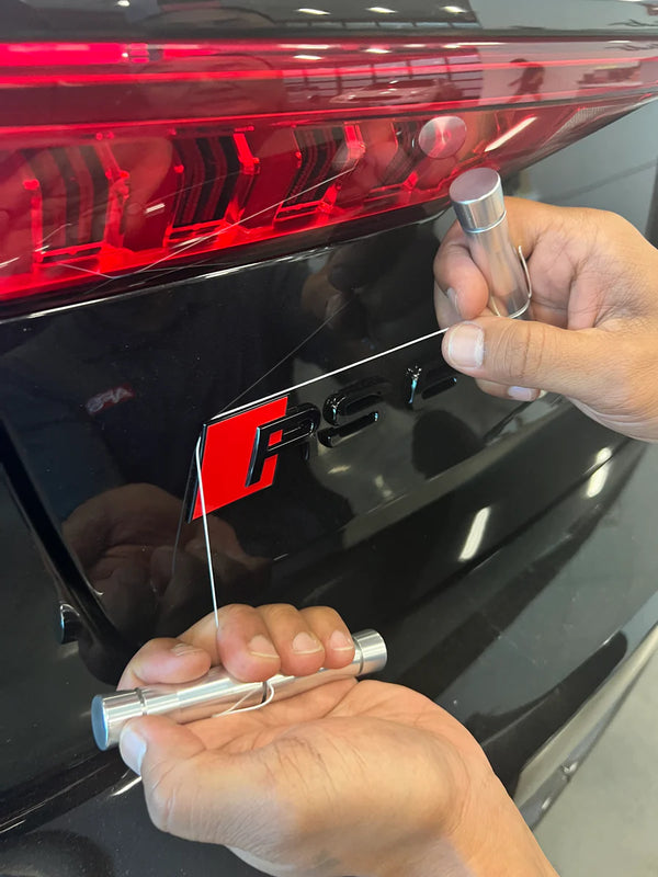 Emblem Removal Bar w/ String