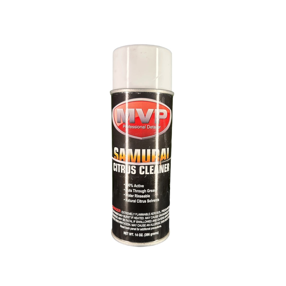 Samurai Radiator Cleaner MVP Samurai Aerosol Citrus Cleaner | MVP Detail Supply