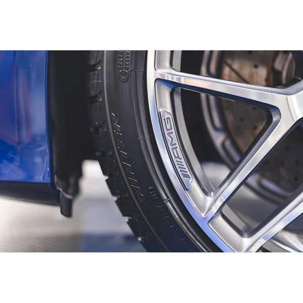 Koch Chemie Plast Star 1L after cleaning a tire. 