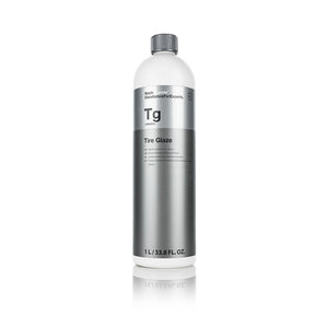 A bottle of Koch Chemie Tire Glaze on a white background.