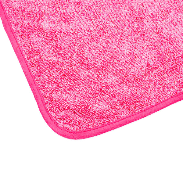 The Rag Company FTW 16 x 16 Pink Corner Towel
